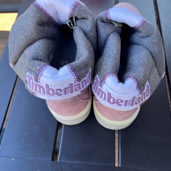 Women’s Timberland Roll-Top Boots – Mauve / Gray - Picture 8 of 9